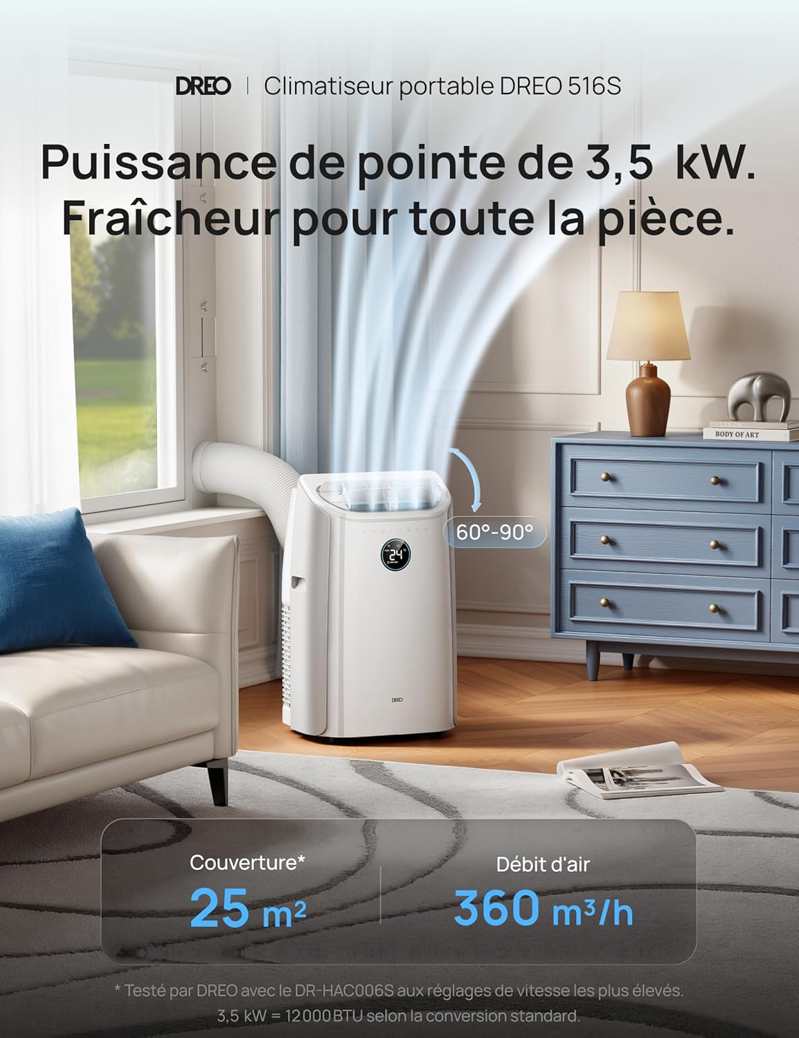 Climatisation DREO 12000 BTU