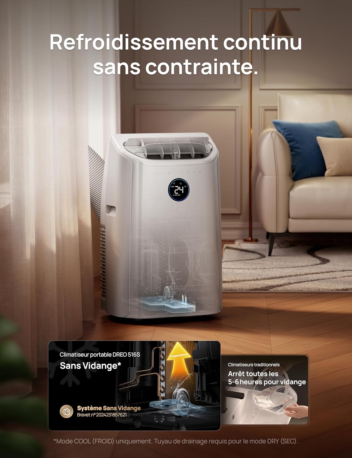 Climatisation DREO 12000 BTU